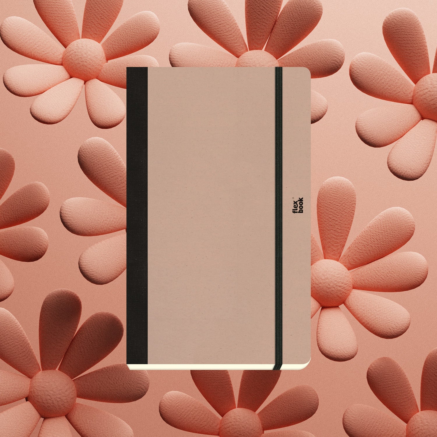 Flexbook | Ruled | Medium A5 Size Notebook | Almond | Ecosmiles Eco Series