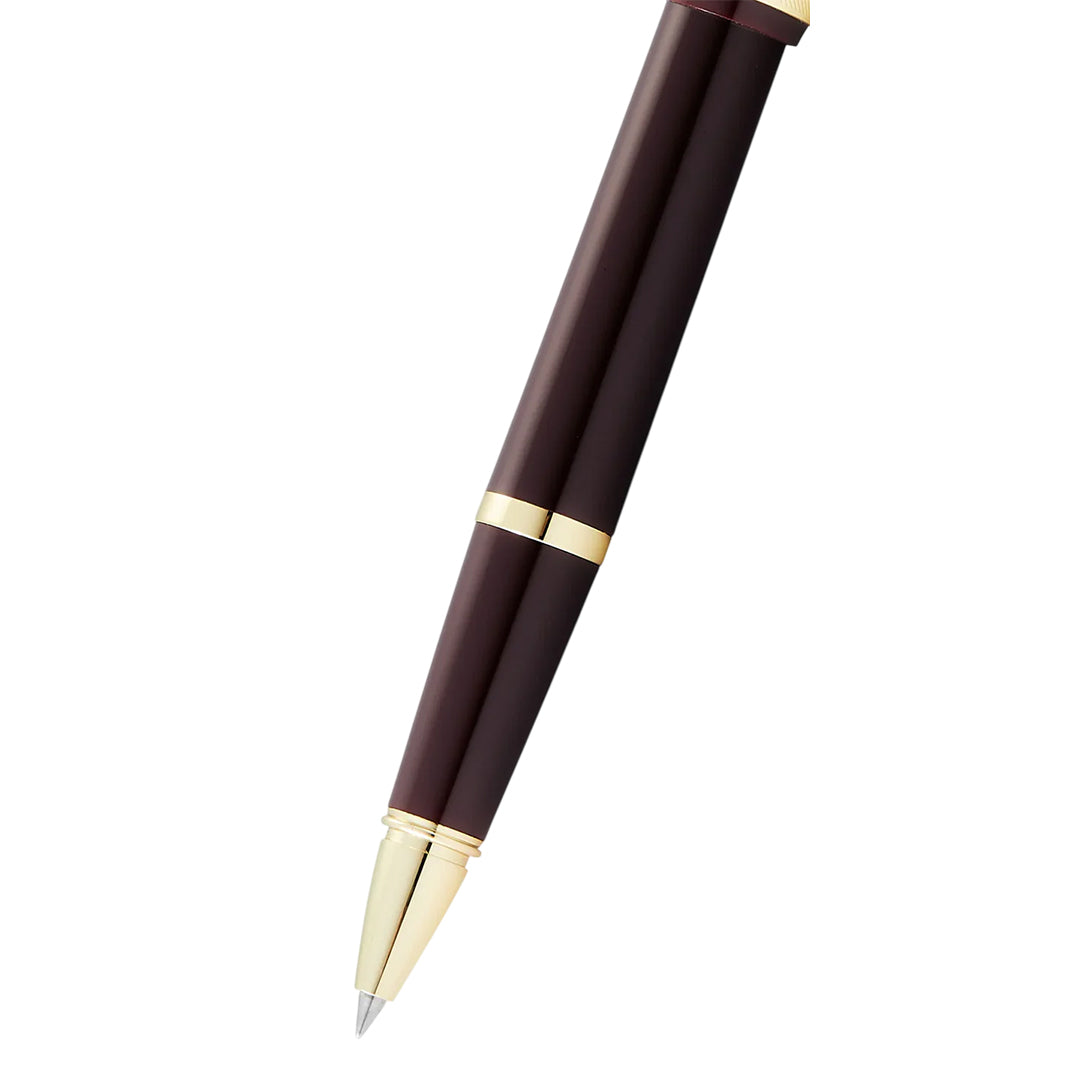Cross AT0745-11 Bailey Light™ Polished Burgundy Resin and Gold Tone Rollerball Pen