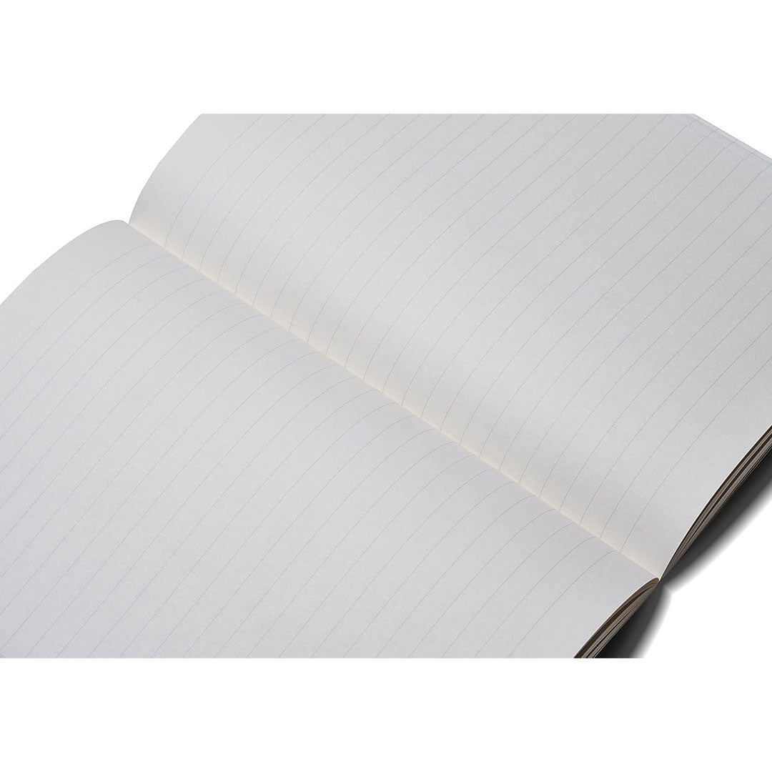 Zequenz A5 & A6- Coral Pink Notebook Set Ruled Acid Free Paper 200 Pages Each 80GSM 360 Degree Flexibility 100% Handmade Fountain Pen Friendly Color Series Pack of 2 Notebooks