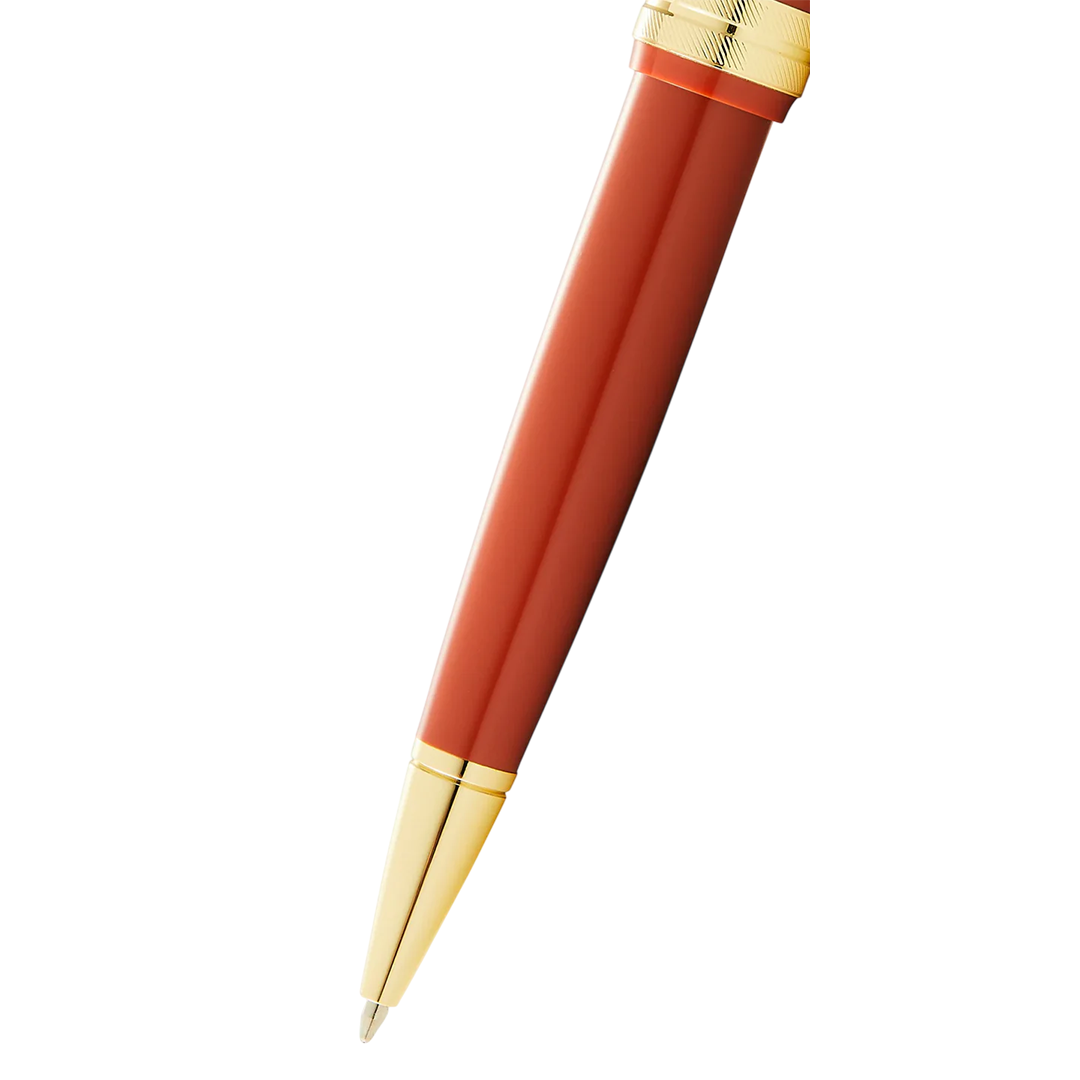 Cross AT0742-13 Bailey Light™ Polished Amber Resin and Gold Tone Ballpoint Pen