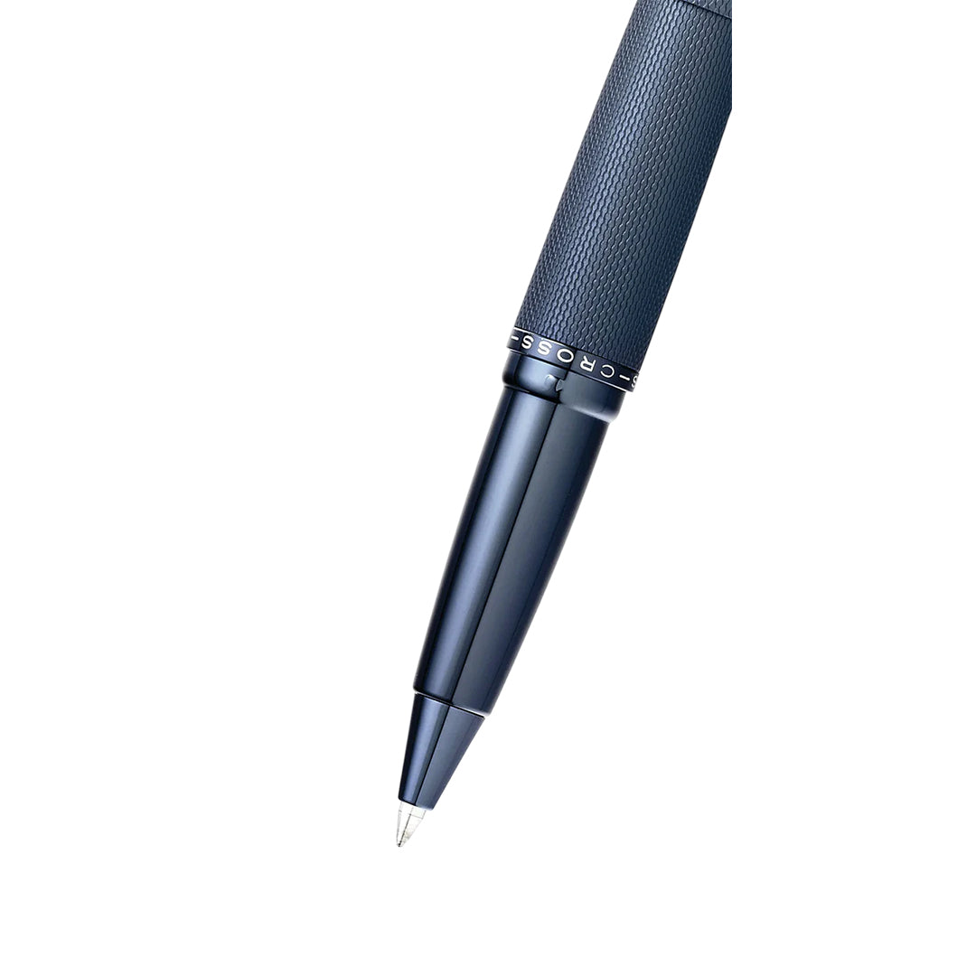 Cross AT0885-45 ATX® Sandblasted Dark Blue Rollerball Pen