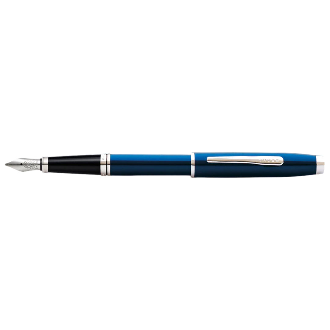 Cross AT0666-9MS Coventry Blue Lacquer Medium Nib Fountain Pen