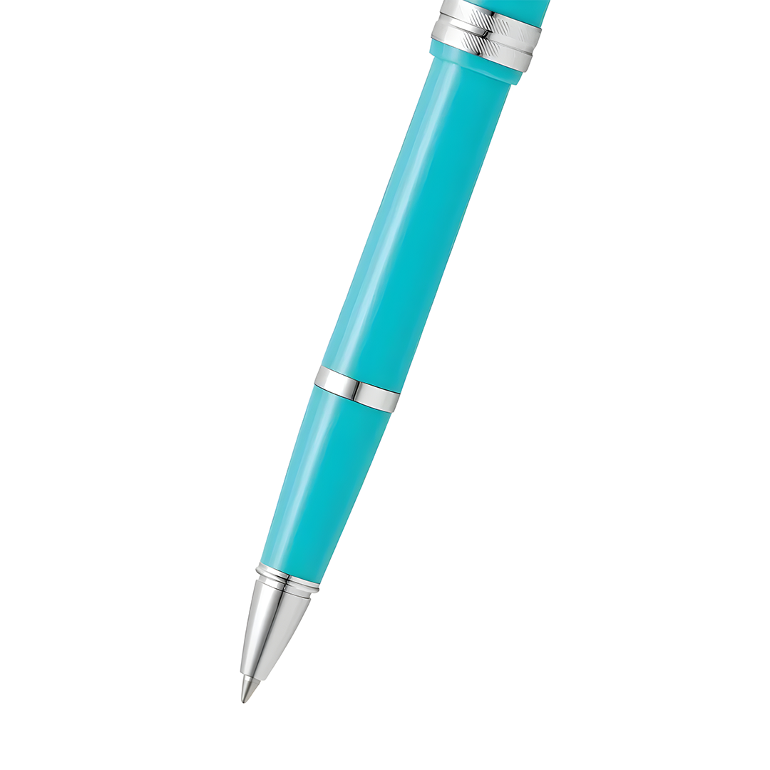 Cross AT0745-6 Bailey Light™ Polished Teal Resin Rollerball Pen