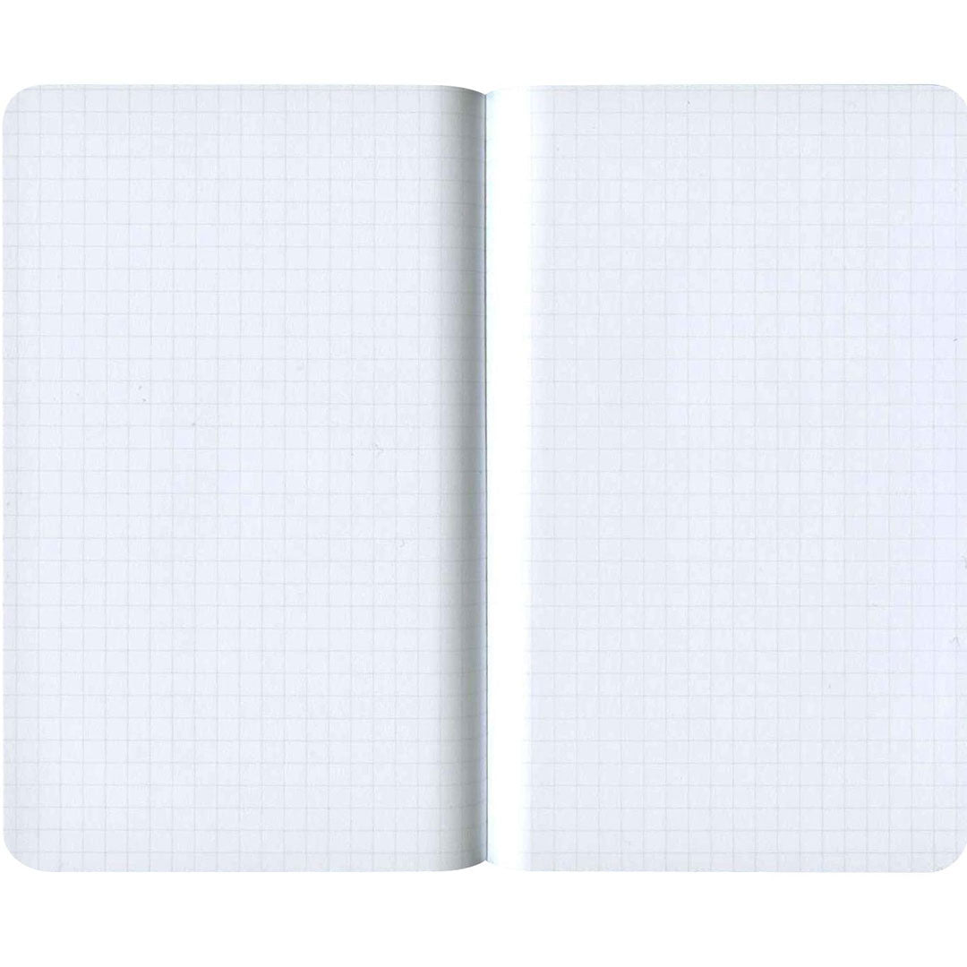 Zequenz A6 Notebook – Dark Grey | Squared | 128 Sheets, 70 GSM | Soft Cover Journal | Galaxy Series