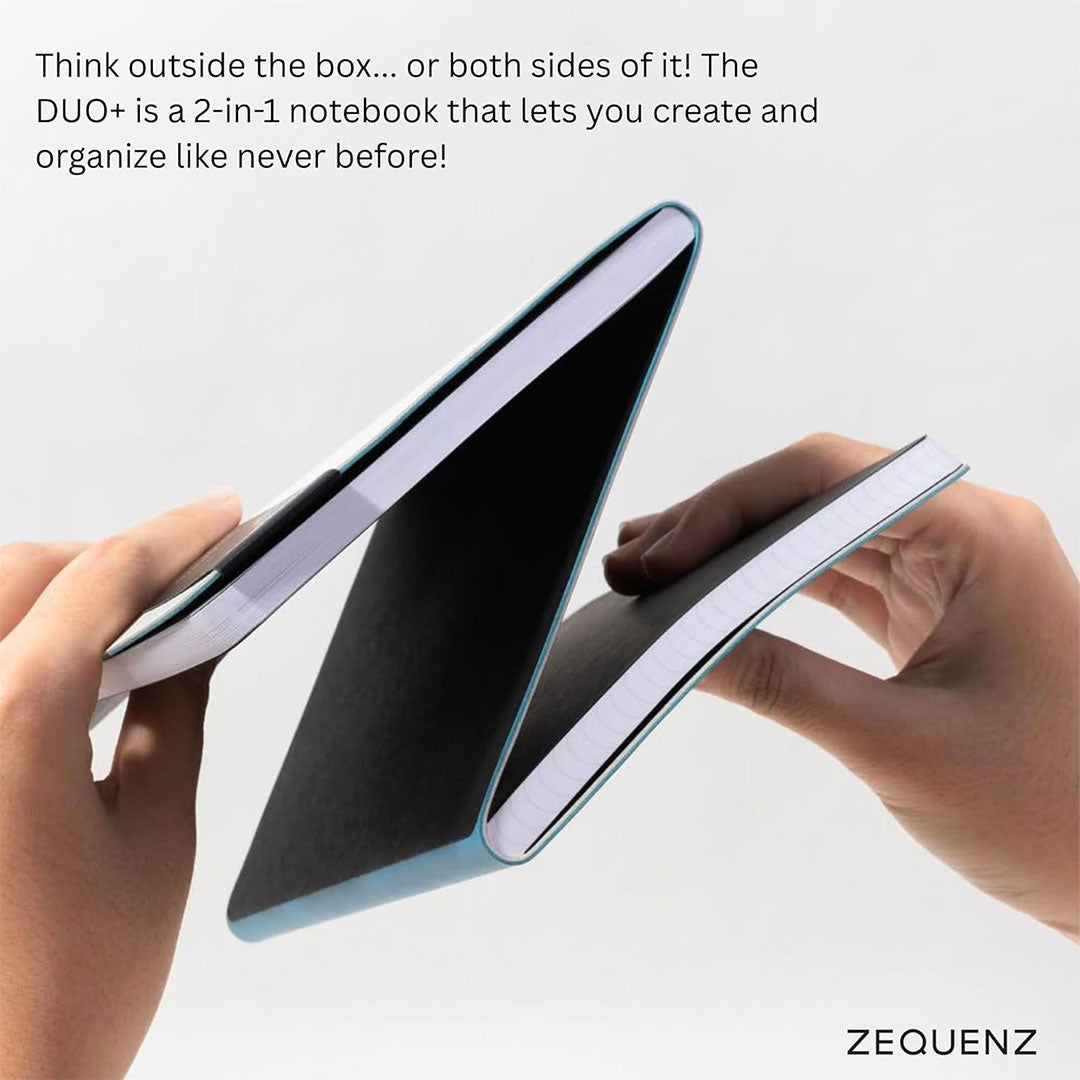 Zequenz A6 Notebook – Alpine Sunset | Ruled & Blank | 320 Pages, 70 GSM |Handmade|Ideal for Journaling & Note-Taking | DUO+ Series