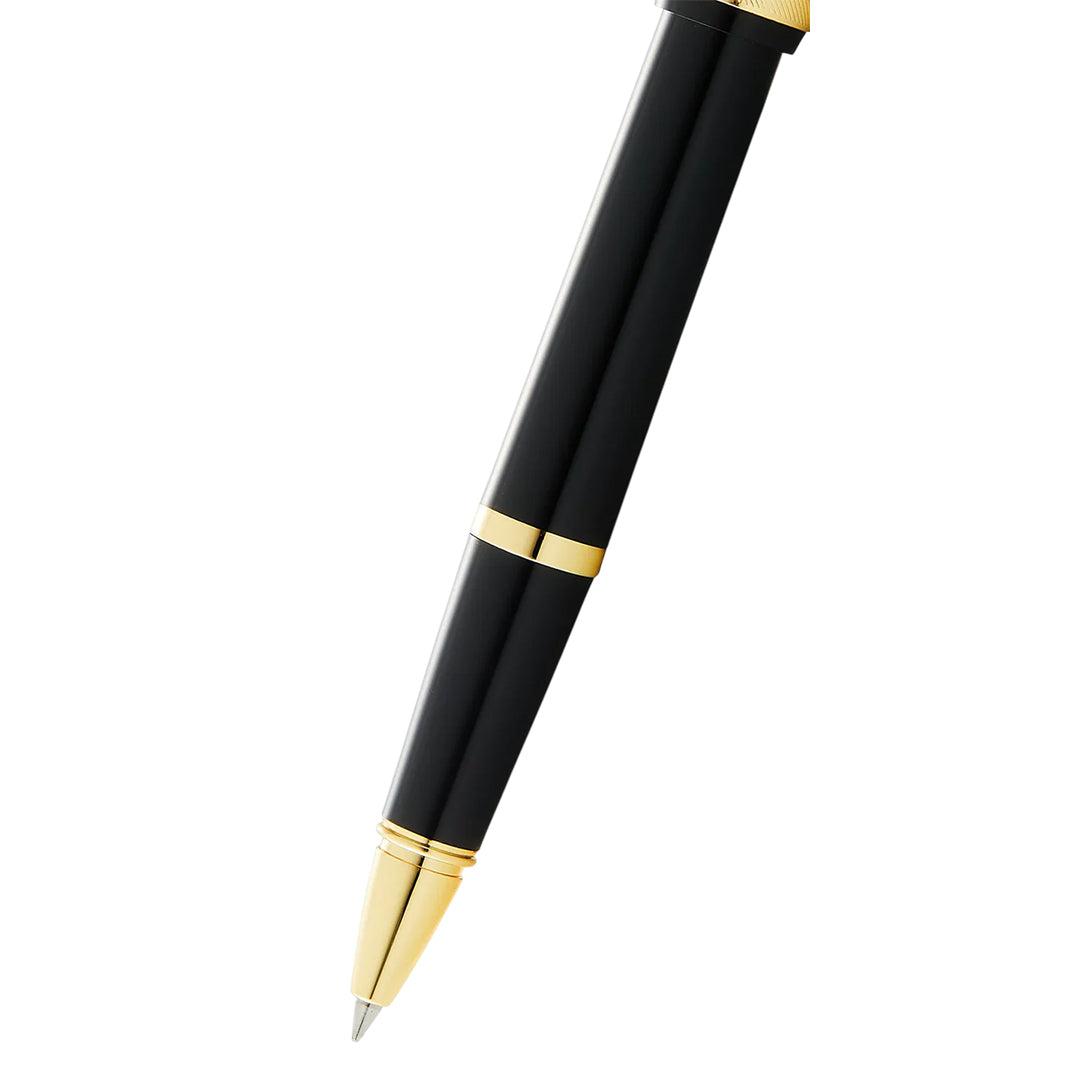 Cross AT0745-9 Bailey Light™ Polished Black Resin and Gold Tone Rollerball Pen