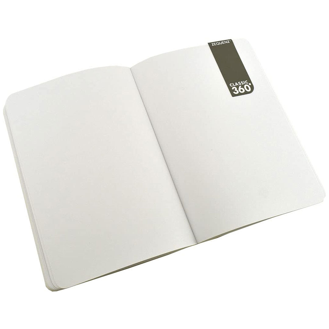 Zequenz A5 Size Red Notebook Journal Blank Acid Free Paper 280 Pages 100GSM 360 Degree Flexibility 100% Handmade PU and White paper Classic Signature Series Bookmark Included