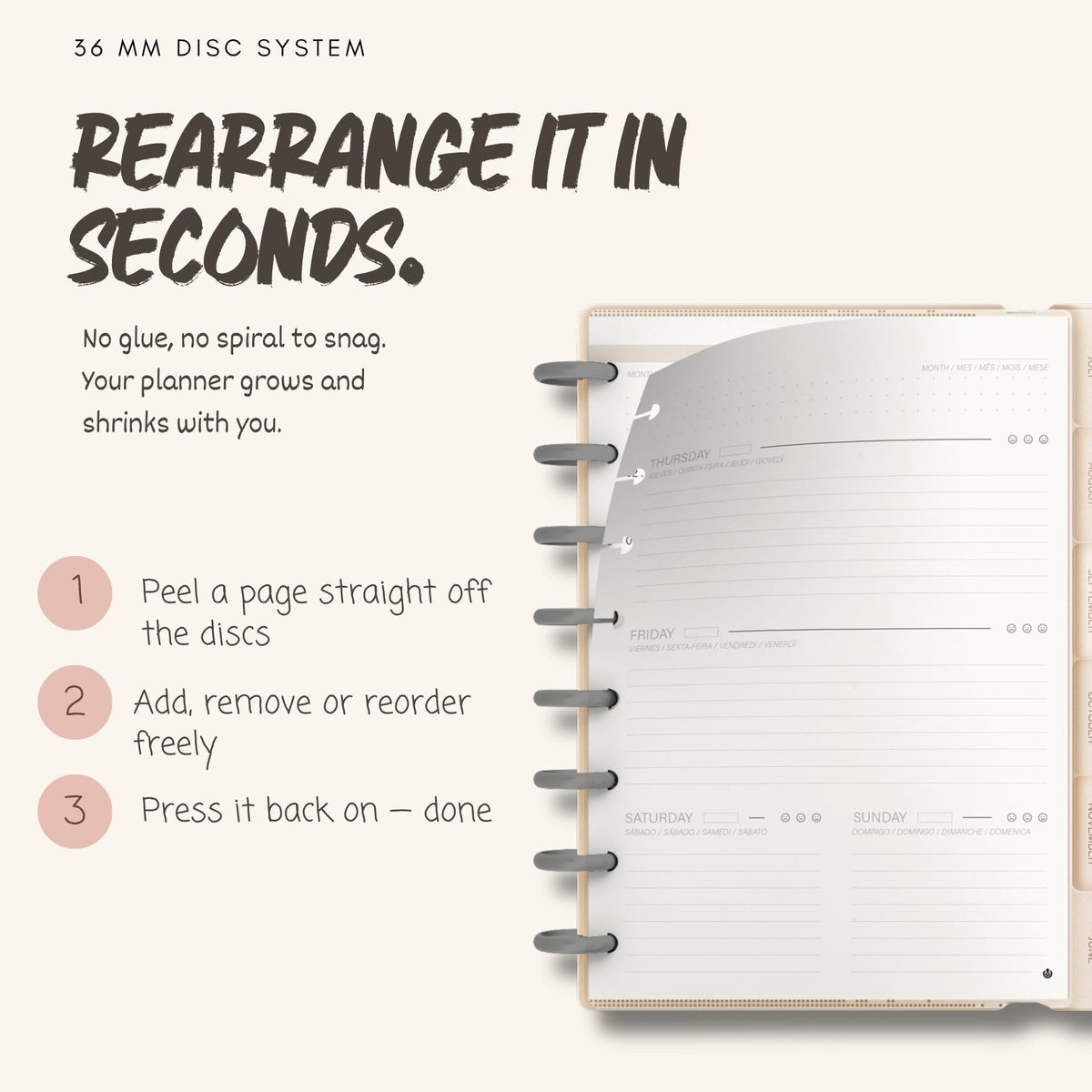 Carchivo Ingeniox A5 My Planner Classic - Beige