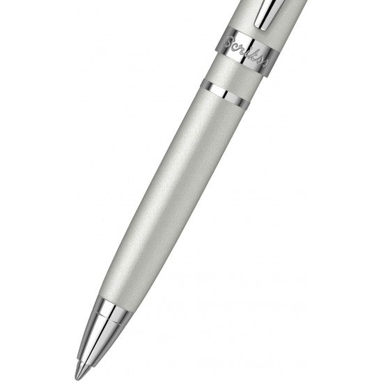 Scrikss |Mini Metropolis| Ballpoint Pen |Matte Grey-CT