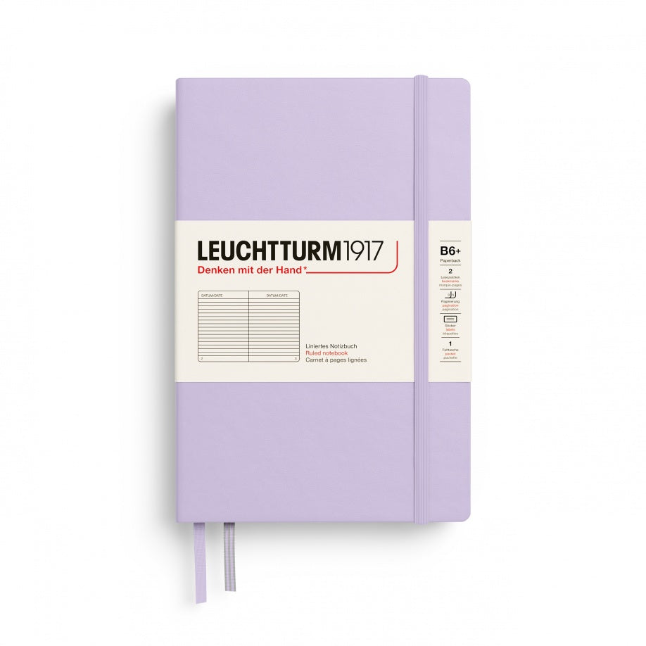 Leuchtturm1917 Ruled Notebook 219 Pages (B6+)  - Lilac