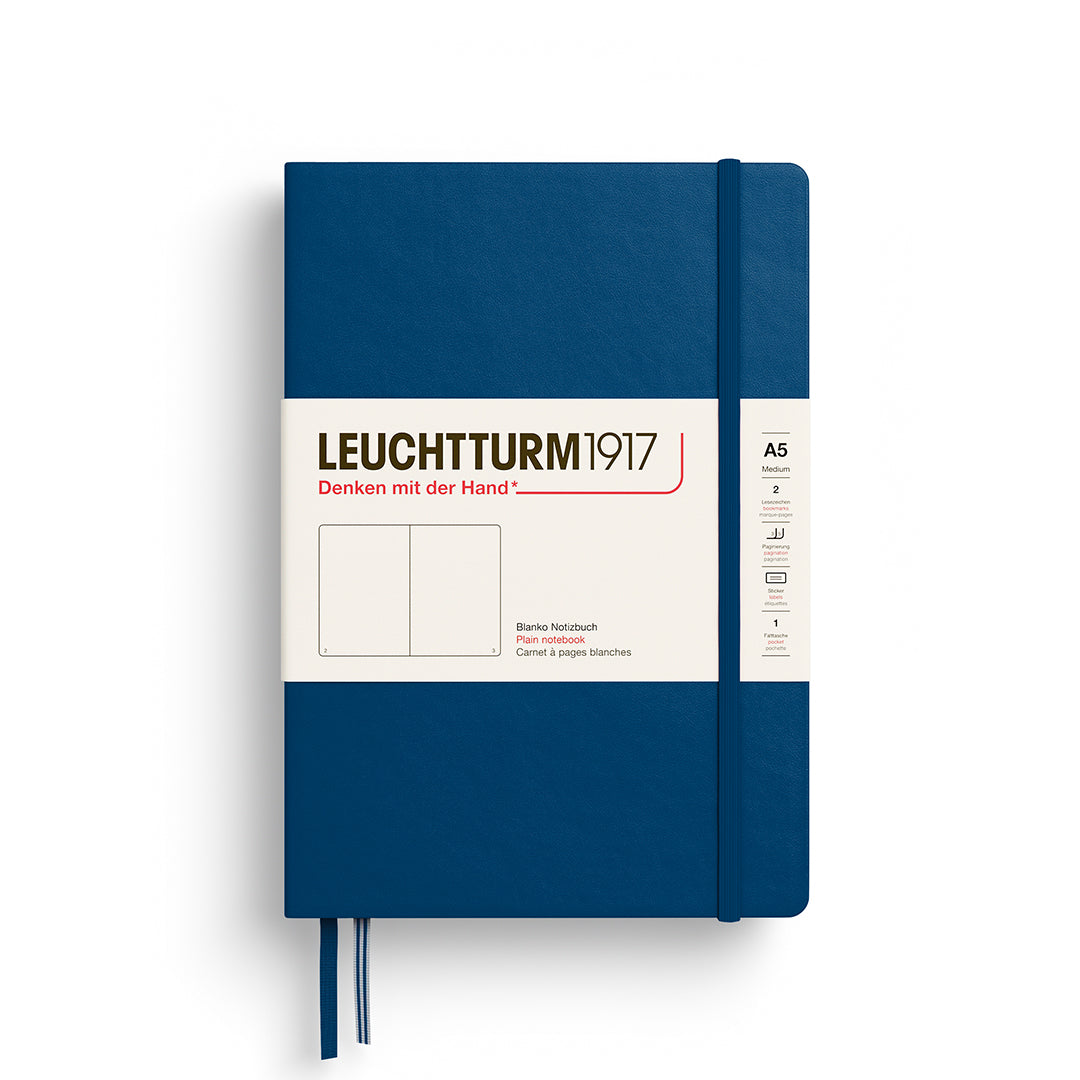 Leuchtturm1917 Plain Notebook 251 Pages A5 - Indigo