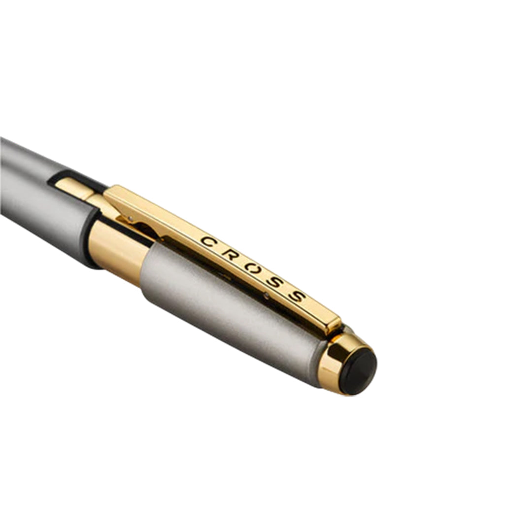 Cross AT0555-21 Edge™ Sonic Titanium Lacquer with Gold PVD Appointments Selectip® Rollerball Pen
