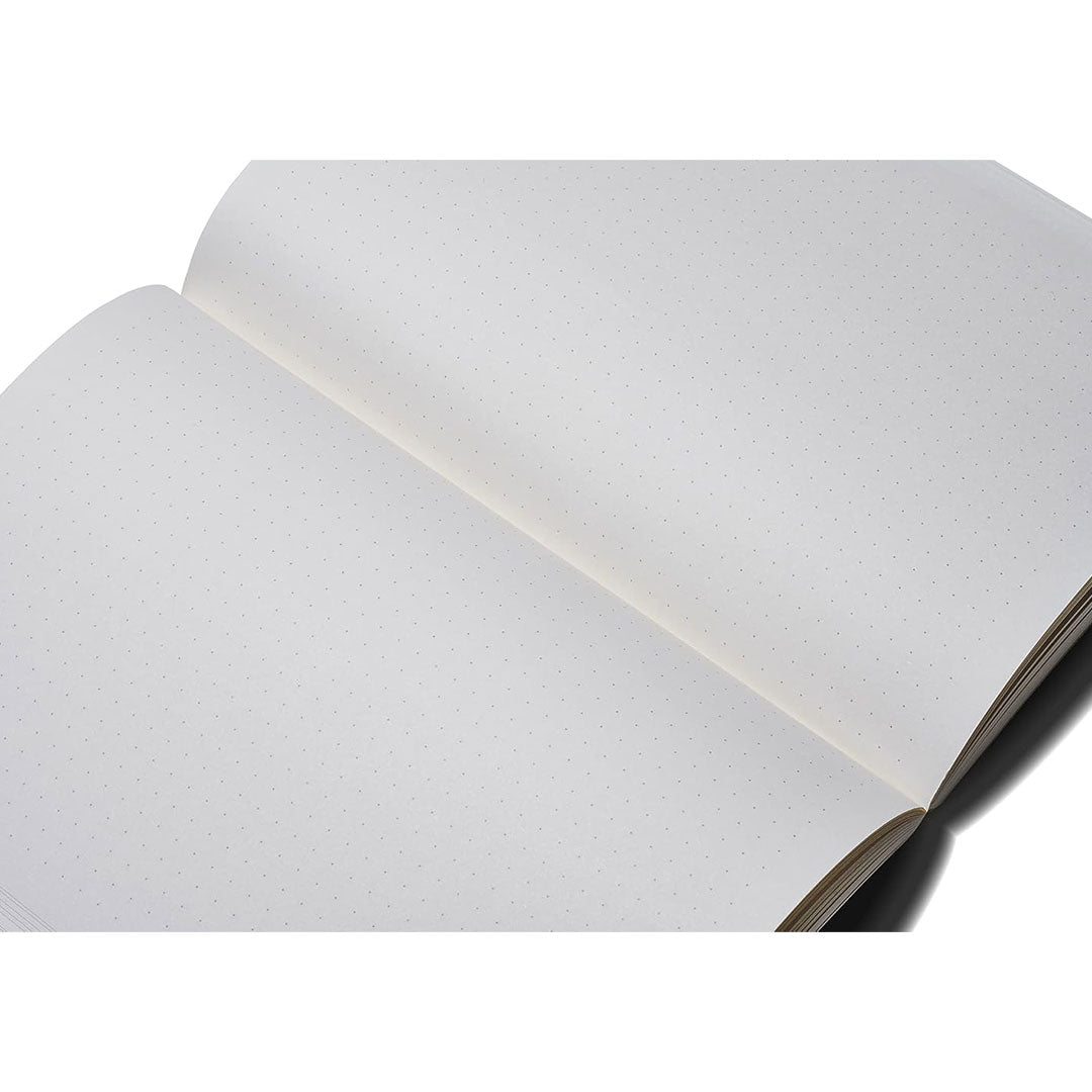 Zequenz A5 Size Lavender Purple Slim Notebook Dotted Acid Free Paper 200 Pages 80GSM 360 Degree Flexibility 100% Handmade Fountain Pen Friendly Color Series Bookmark Included