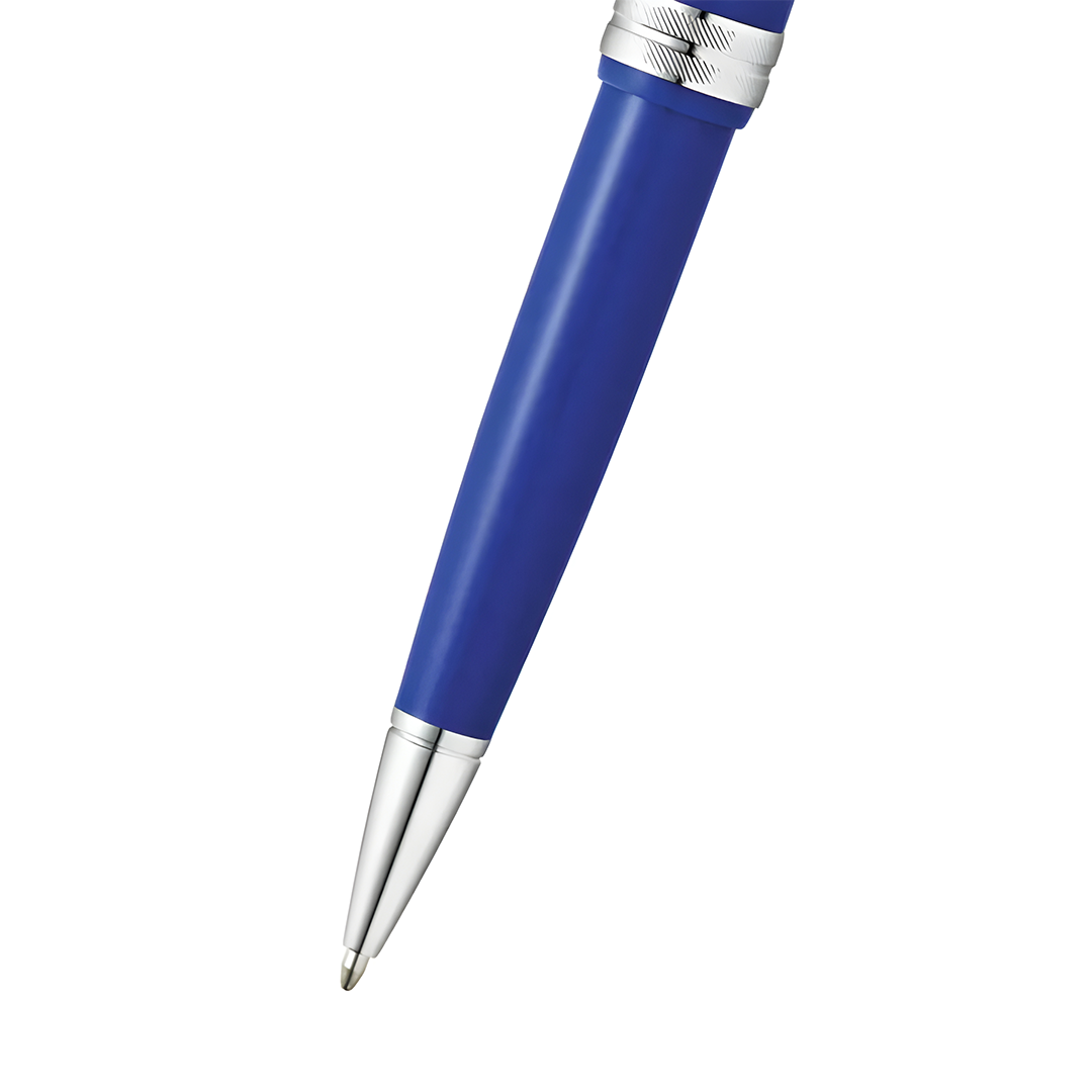 Cross AT0742-4 Bailey Light™ Polished Blue Resin Ballpoint Pen