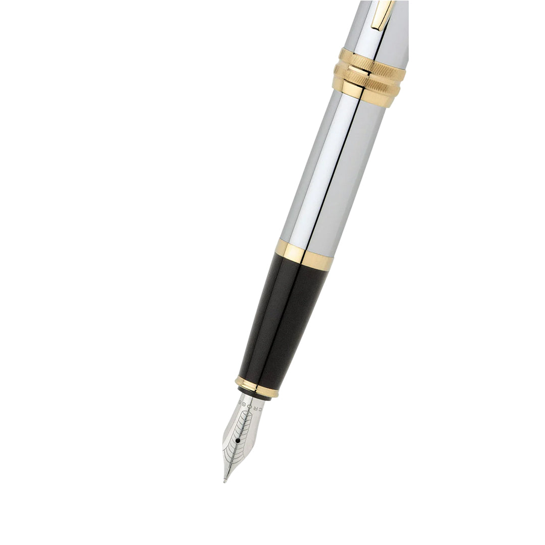 Cross AT0456-6MS Bailey™ Medalist® Stainless Steel Medium Nib Fountain Pen