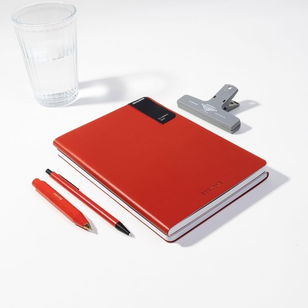 Zequenz A5 Notebook – Alpine Sunset | Ruled & Blank | 320 Pages, 70 GSM |Handmade|Ideal for Journaling & Note-Taking| DUO+ Series