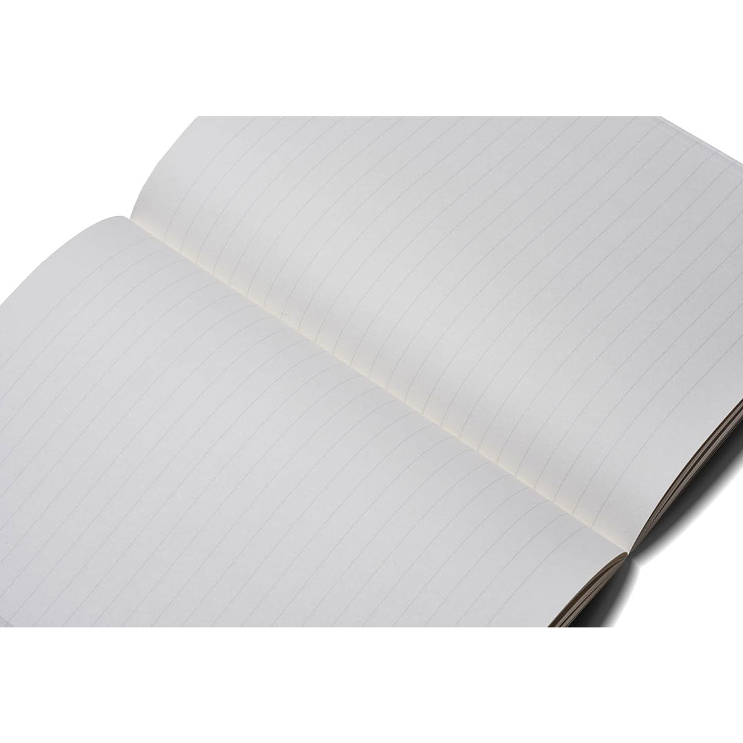 Zequenz Ruled Notebook Set Flexible Handmade Fountain Pen Friendly Blue Grey Red Green -120 Pages Each