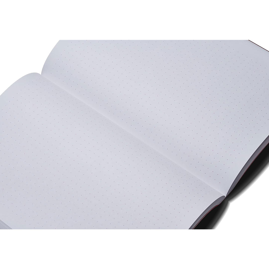 Zequenz Notebook Gift Set A5 and A6 | Air Series | Red | Dotted | 400 and 256 Pages | 70GSM | 360 Degree Flexibility | Handmade | Soft PU Cover | Pack of 2