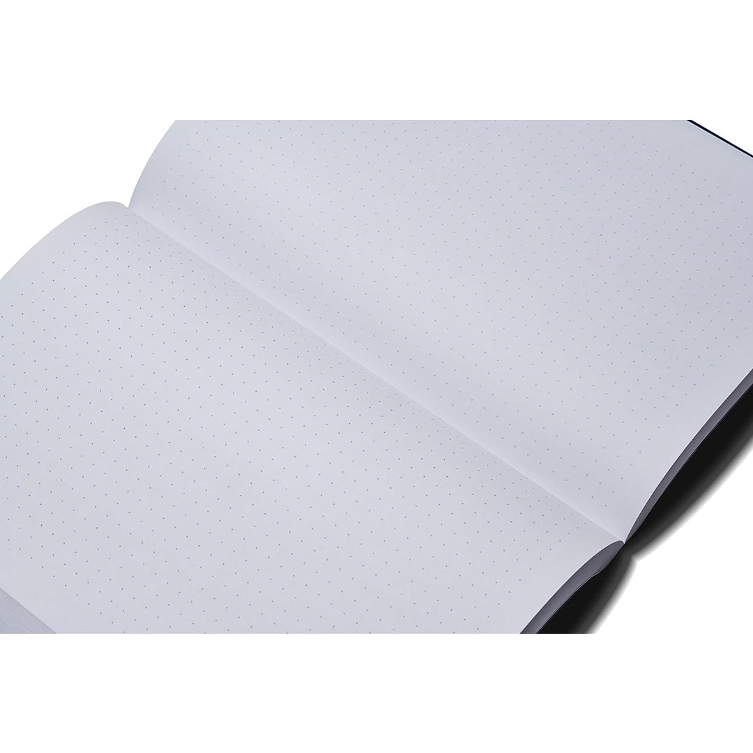 Zequenz Notebook Gift Set A5 and A6 | Air Series | Blue | Dotted | 400 and 256 Pages | 70GSM | 360 Degree Flexibility | Handmade | Soft PU Cover | Pack of 2