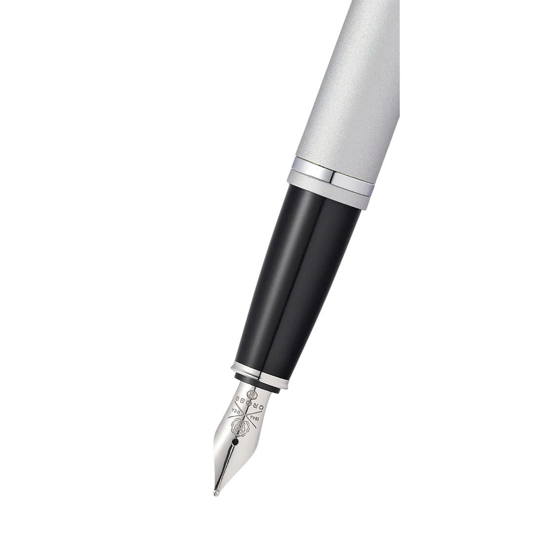 Cross AT0116-16 Calais™ Satin Chrome Stainless Steel Fountain Pen