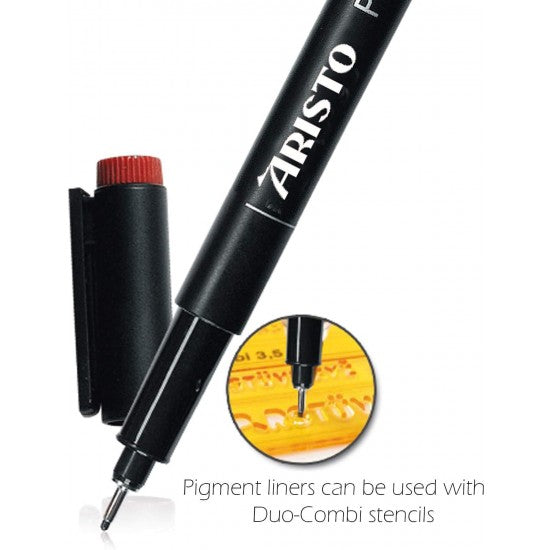 Aristo | Pigment Liner | 0.3mm | Set of 6 Pens