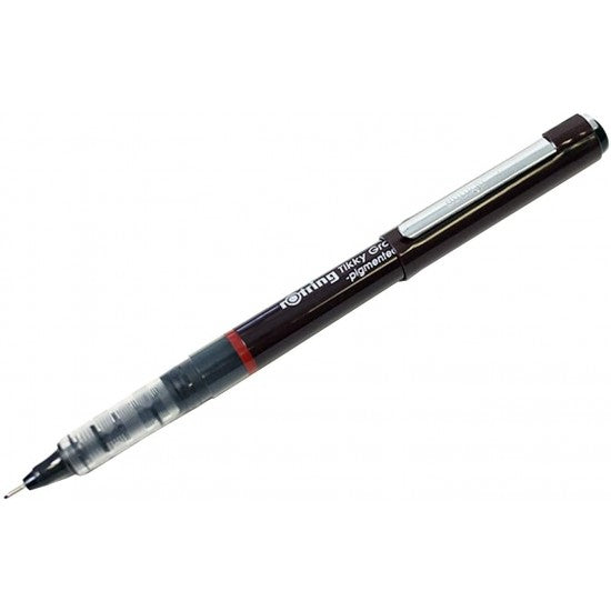 Rotring | Tikky | Graphic Fineliner | Black Pigmented Lightfast | Pack of 12pieces | 0.2mm