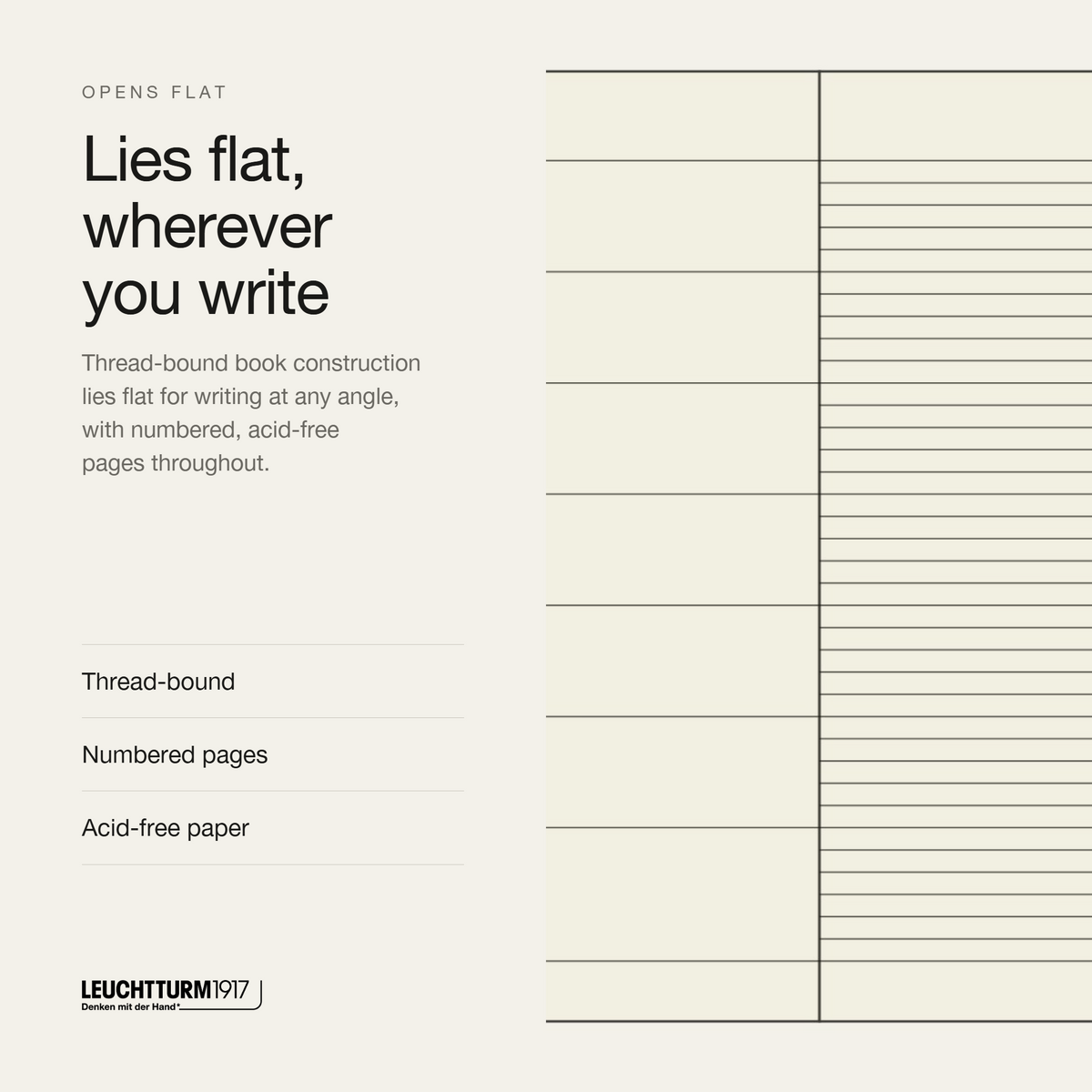 LEUCHTTURM1917 2027 Hardcover Weekly Planner & Notebook Master (A4+) - Black