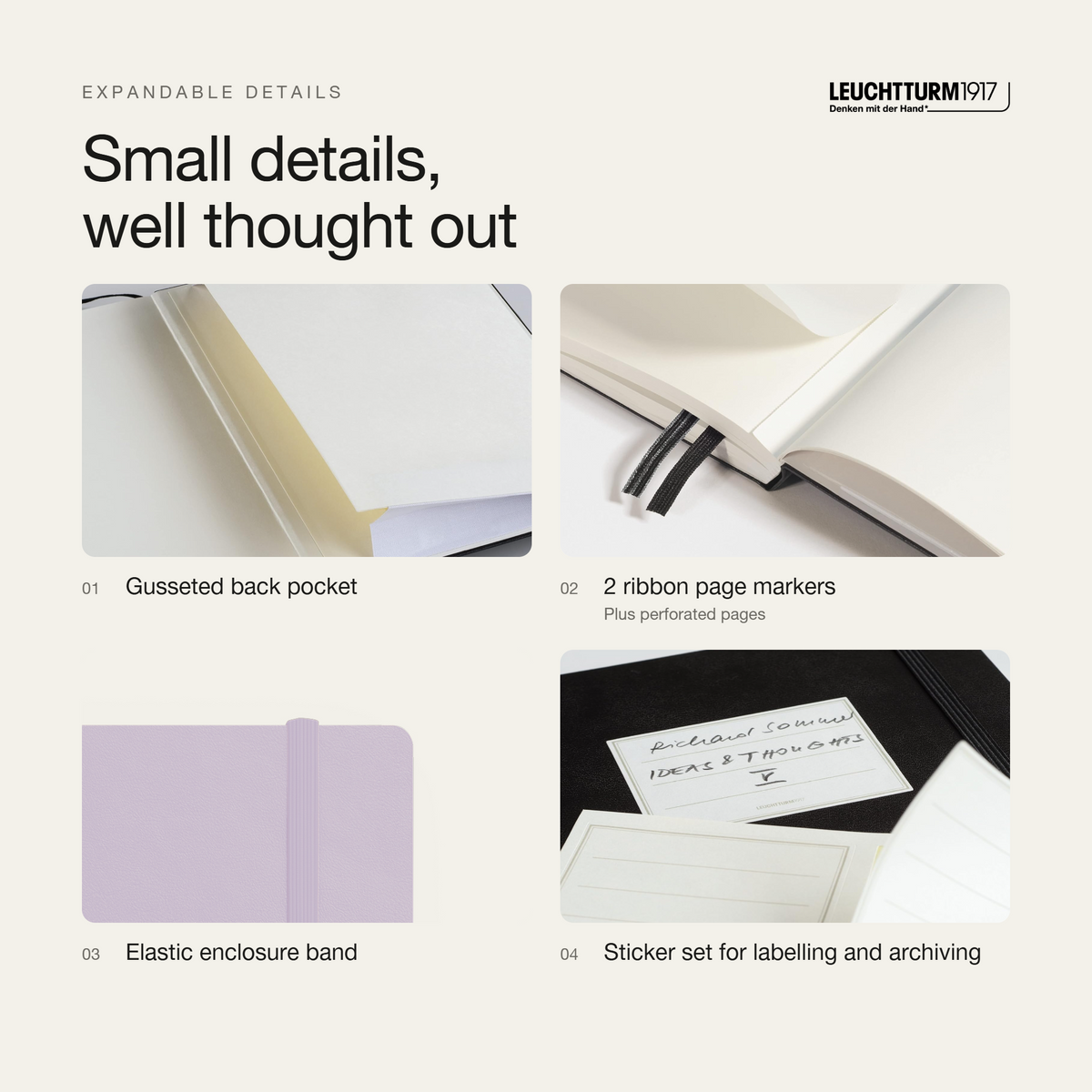 LEUCHTTURM1917 2027 Softcover Weekly Planner & Notebook Medium (A5) - Lilac