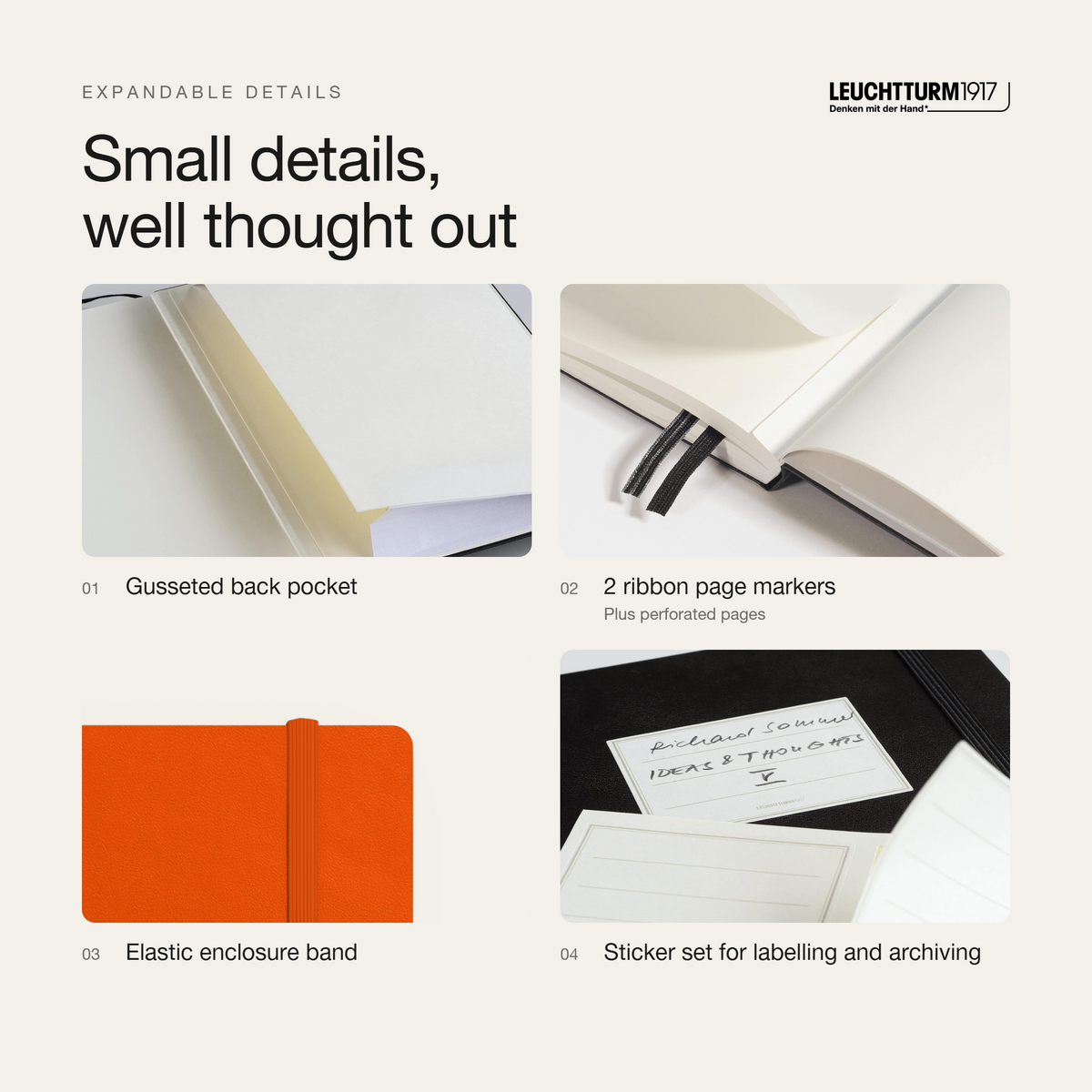 LEUCHTTURM1917 2027 Softcover Weekly Planner & Notebook Medium (A5) - Pumpkin