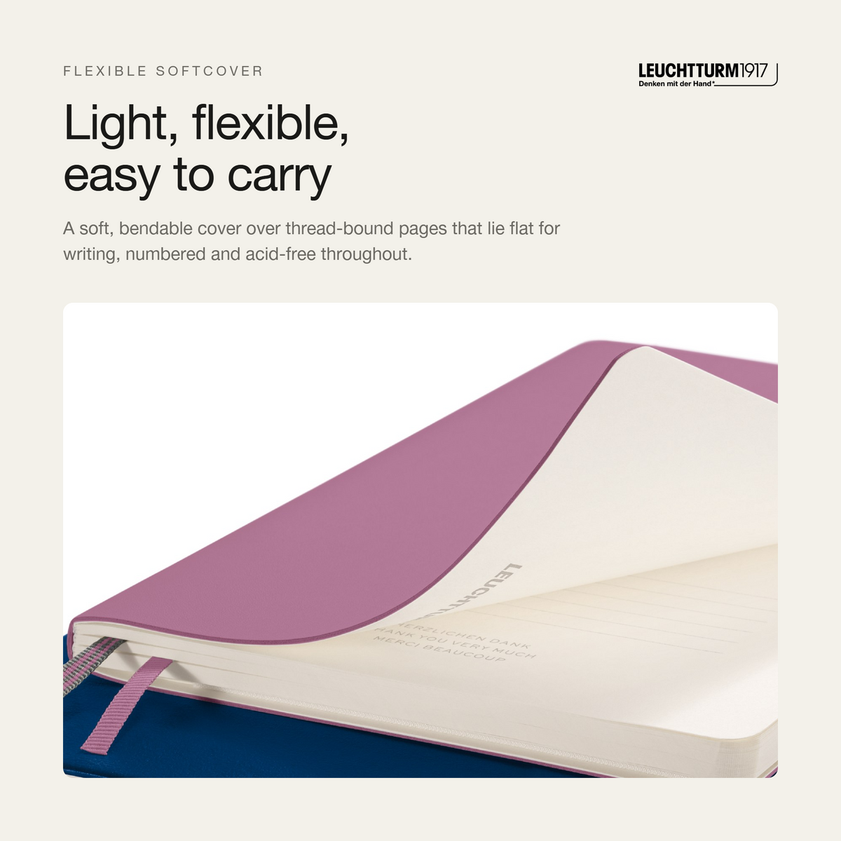 Leuchtturm1917 2027 Weekly Planner & Notebook Softcover (B6+) - Indigo