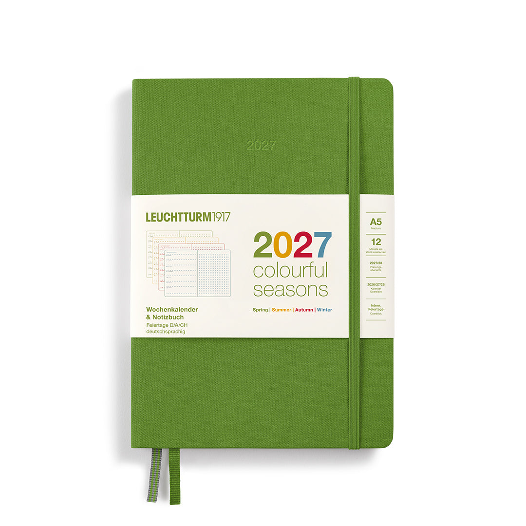Leuchtturm1917 2027 Weekly Planner A5 Dotted - Spring