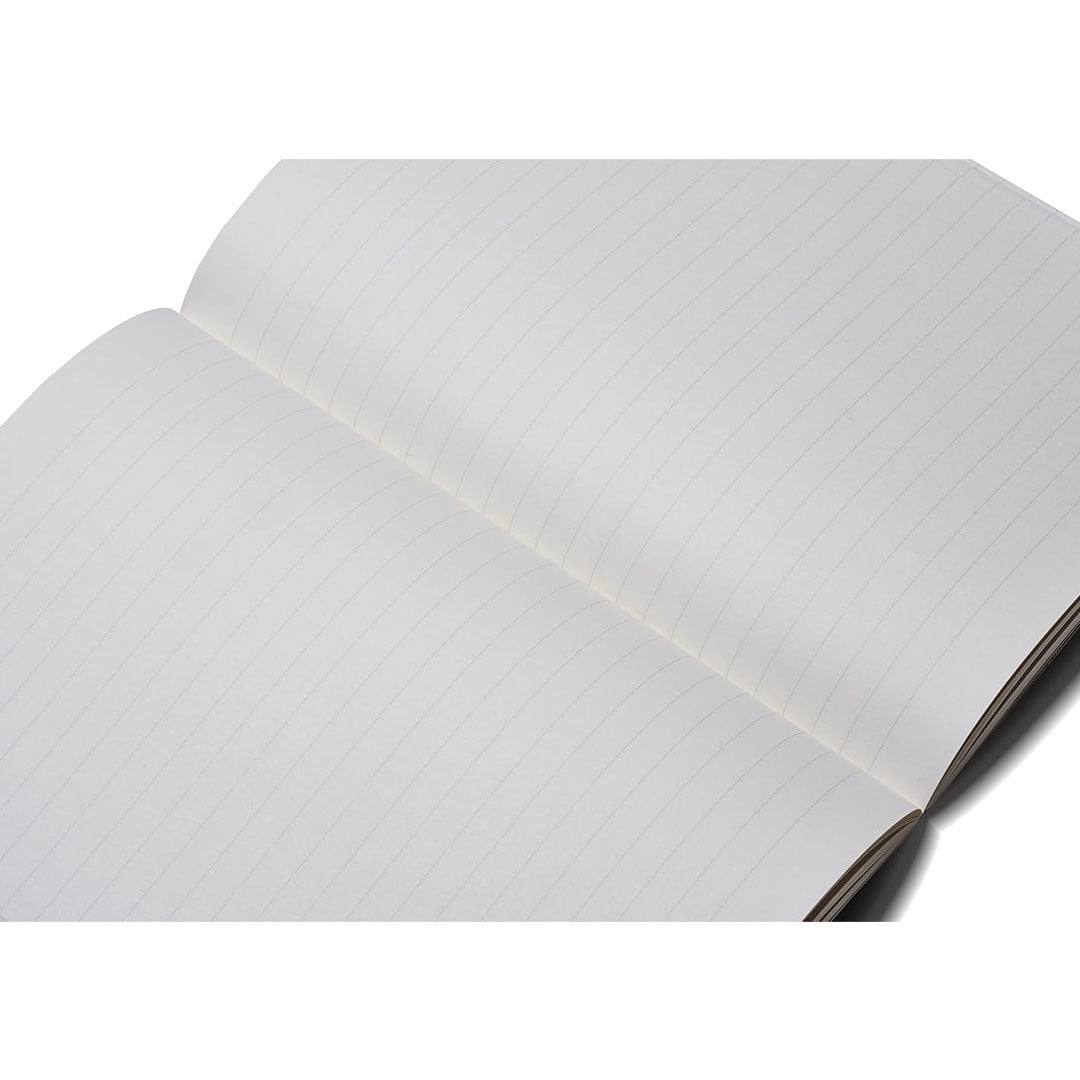 Zequenz Signature Classic 360° Notebook A7 - Soft Cover, 200 Sheets, Flat & Flexible, 70 g/m² Paper, Lined, Black, Filler-Friendly & Minimalist