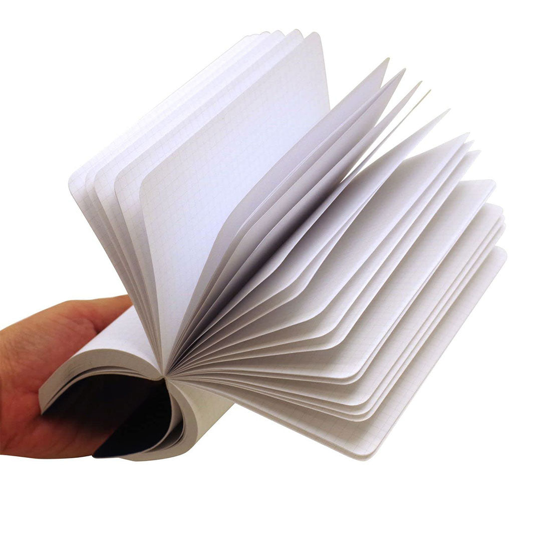 Zequenz A6 Notebook – Dark Grey | Squared | 128 Sheets, 70 GSM | Soft Cover Journal | Galaxy Series