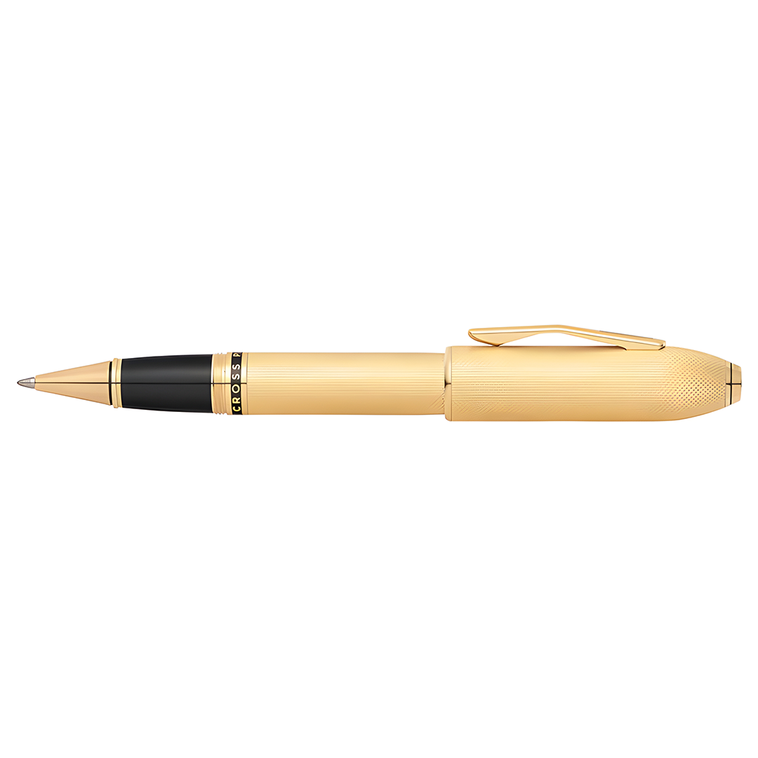 Cross AT0705-4 Peerless™ 23KT Heavy Gold Plate with Gold Plated Appointments and Swarovski Crystal Rollerball Pen