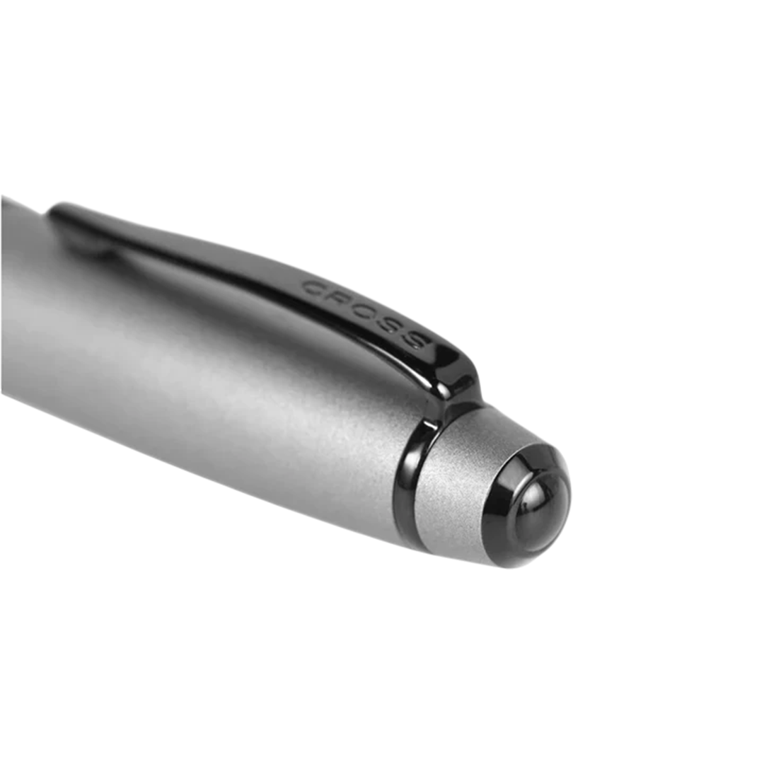 Cross AT0452-20 Bailey™ Matte Gray Lacquer Ballpoint Pen