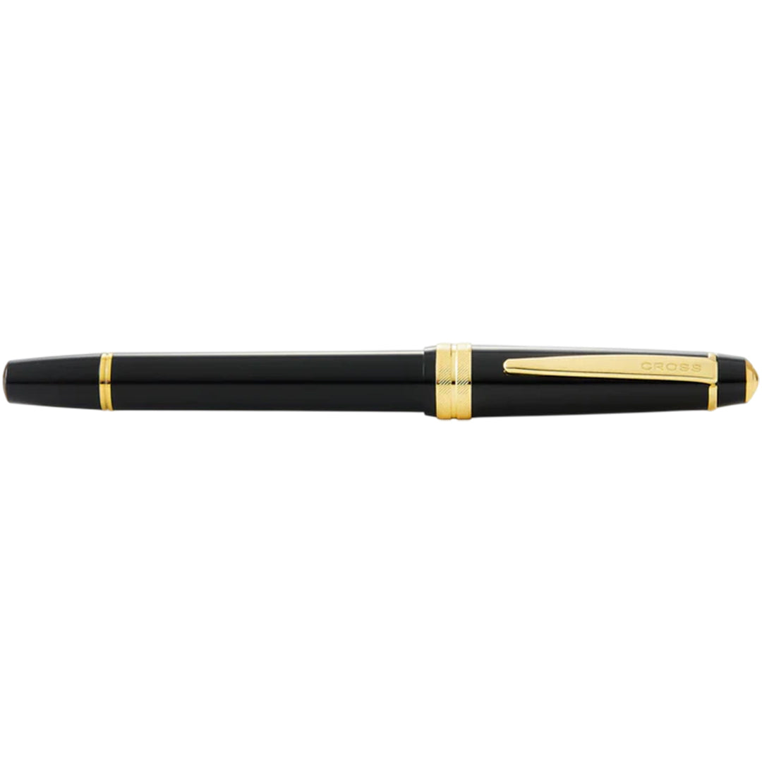 Cross AT0746-9MS Bailey Light™ Polished Black Resin and Gold Tone Medium Nib Fountain Pen