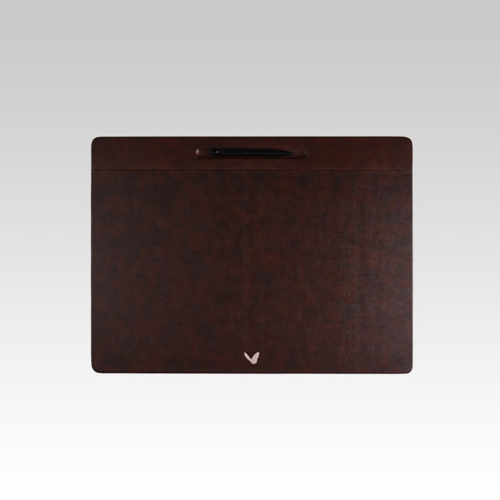 Unmet Desire 22x16 Inches Rigid Desk Blotter Pen Plus | Classic | Brown