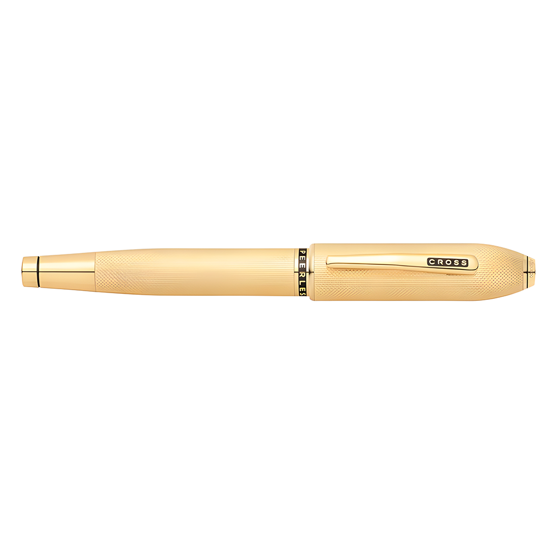 Cross AT0705-4 Peerless™ 23KT Heavy Gold Plate with Gold Plated Appointments and Swarovski Crystal Rollerball Pen