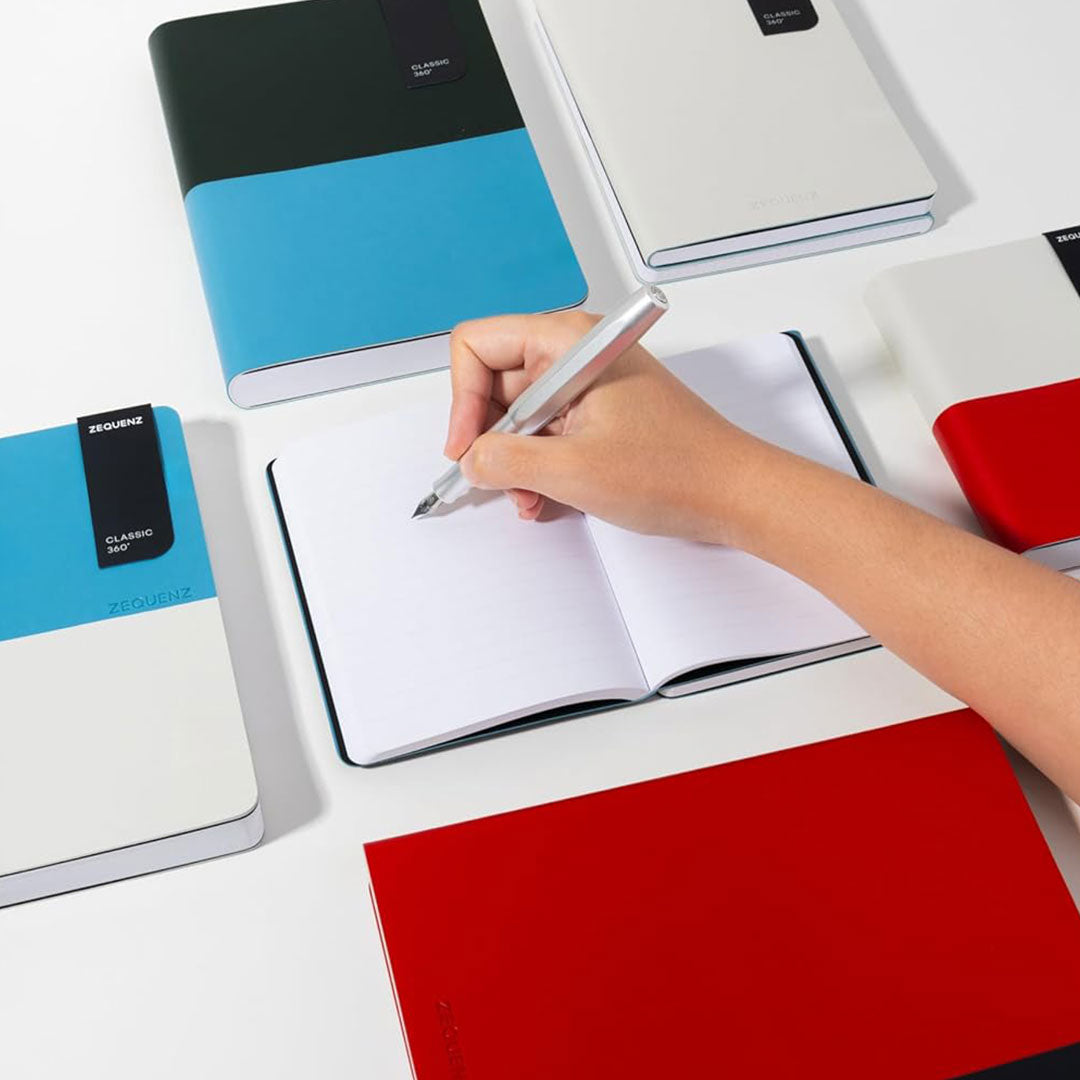 Zequenz A6 Ruled Notebook – Alpine Sunset | 200 Sheets, 70 GSM | Soft Cover, 360Â° Flexible Binding |Handmade| Ideal for Journaling & Note-Taking |Basic+ Series