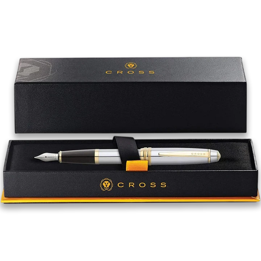Cross AT0456-6MS Bailey™ Medalist® Stainless Steel Medium Nib Fountain Pen