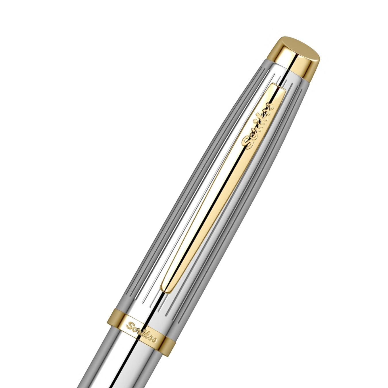 Scrikss | Oscar 39 | Fountain Pen | Chrome-GT- Medium