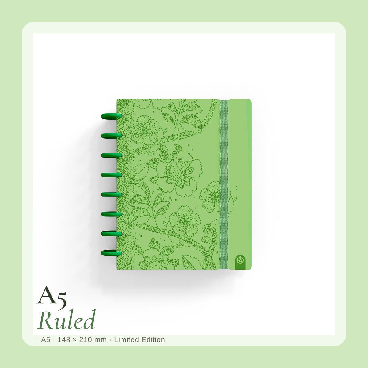 Carchivo Ingeniox A5 Ruled Notebook Limited Edition - Green