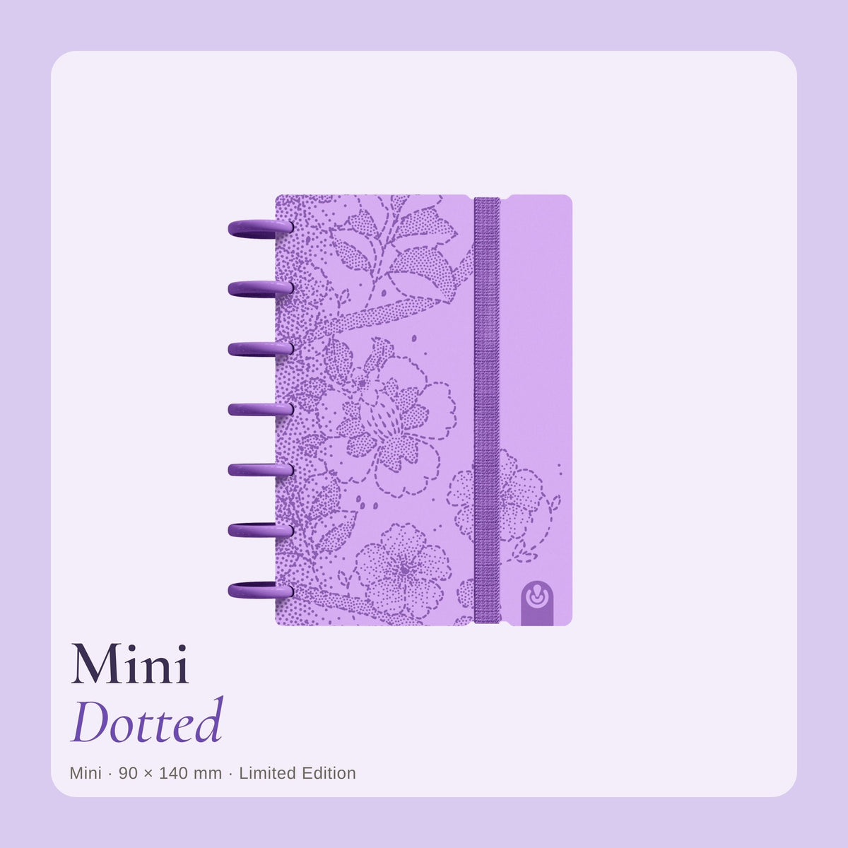 Carchivo Ingeniox Dotted Mini Notebook Limited Edition - Mauve