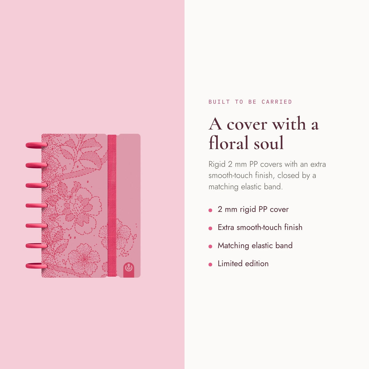 Carchivo Ingeniox Dotted Mini Notebook Limited Edition - Pink