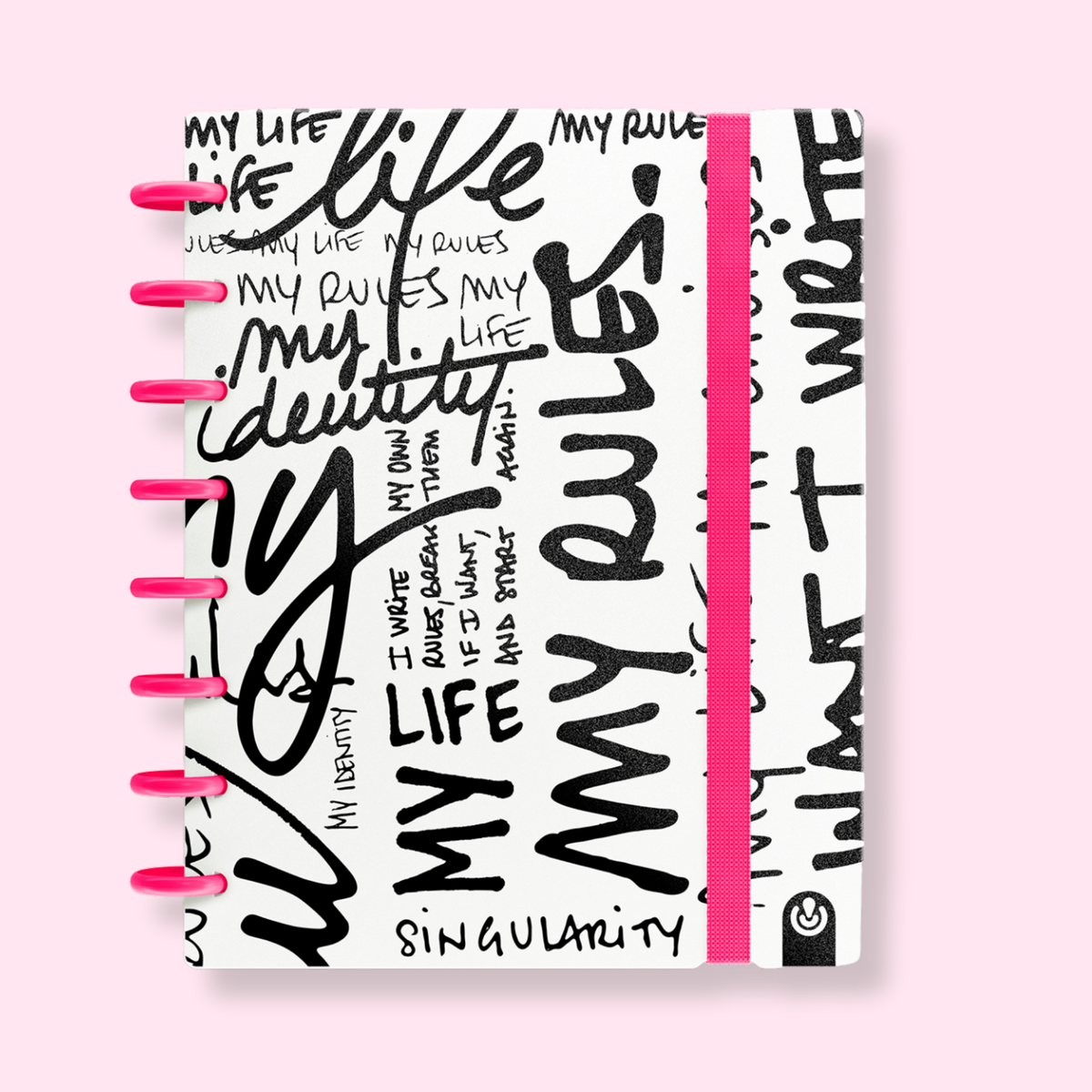 Carchivo Ingeniox My Life A5 Gridded Notebook - Pink