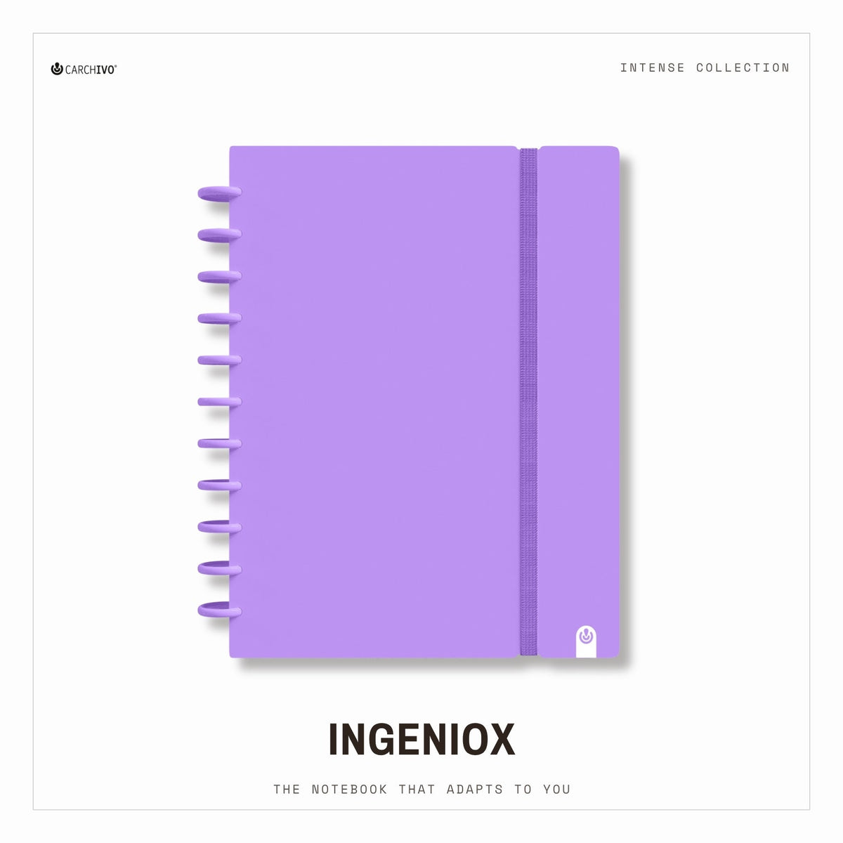 Carchivo Ingeniox A4 Ruled Notebook Intense - Violet