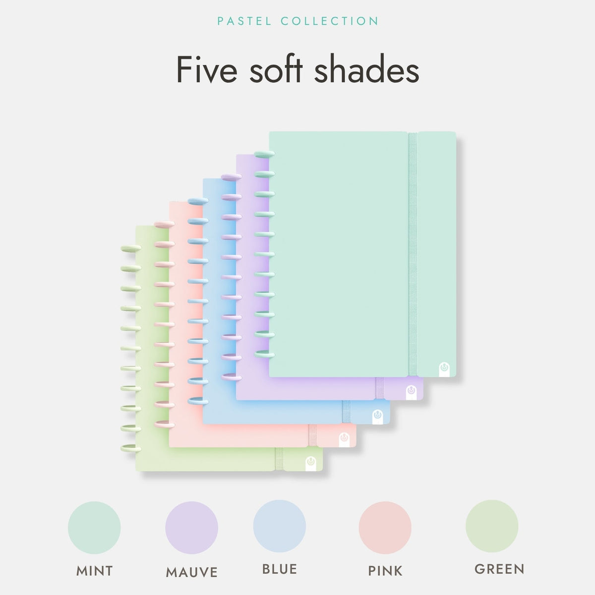 Carchivo Ingeniox A4 Ruled Notebook Pastel - Mint