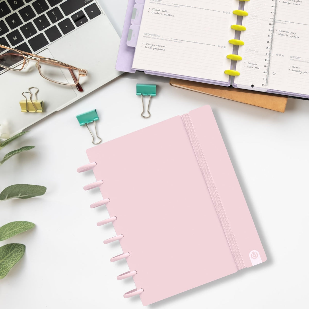 Carchivo Ingeniox A4 Ruled Notebook Pastel - Pink