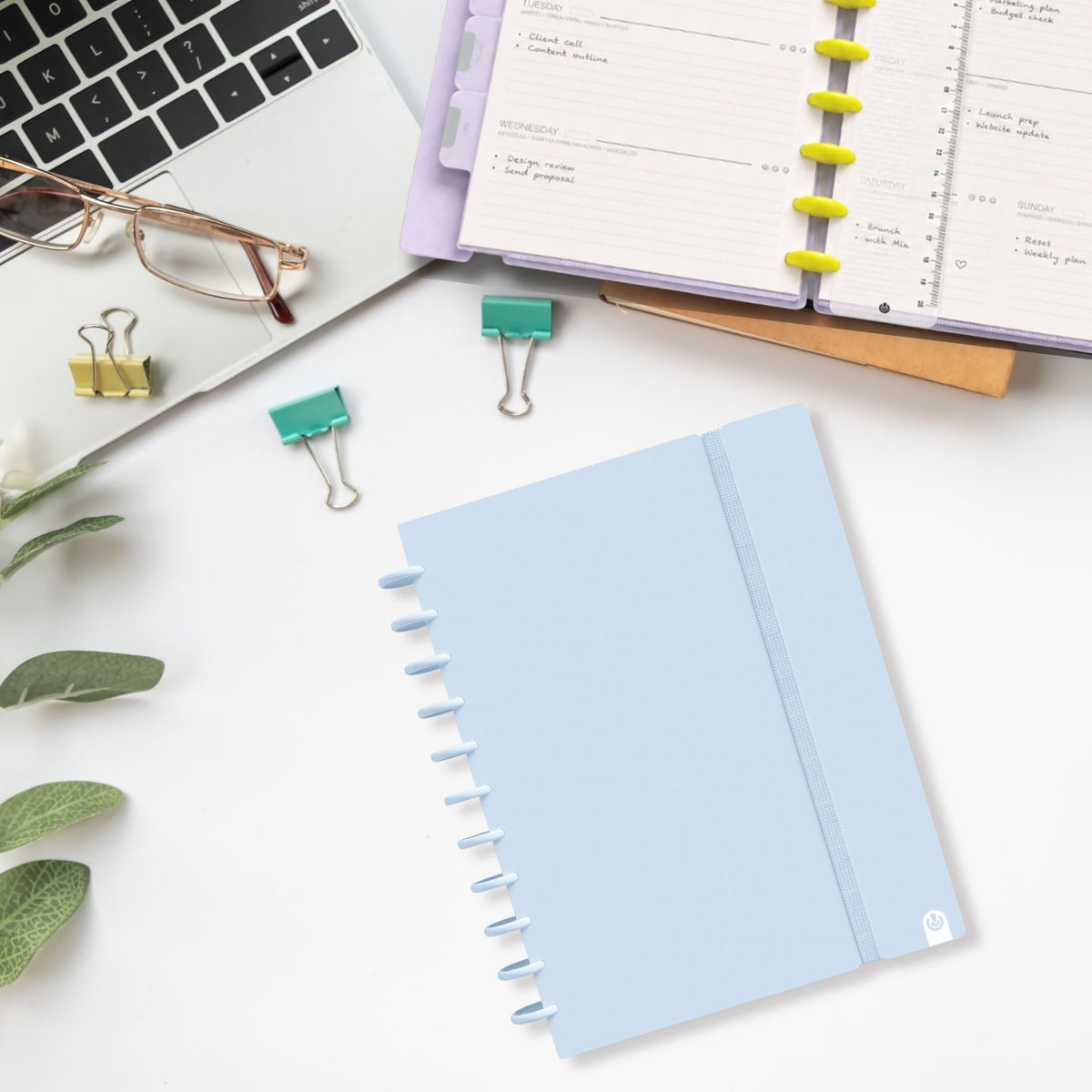 Carchivo Ingeniox A4 Ruled Notebook Pastel - Blue
