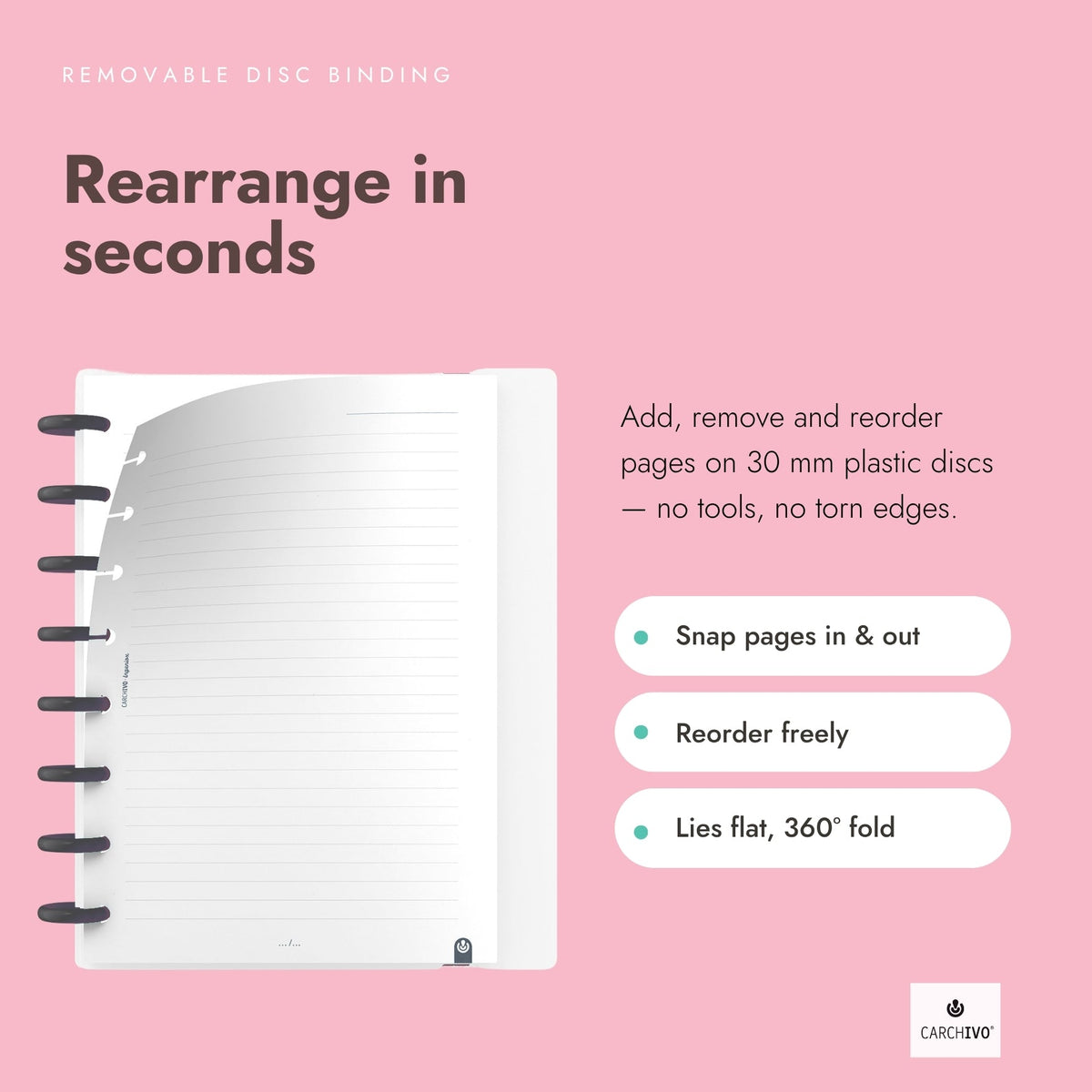 Carchivo Ingeniox A4 Gridded Notebook Intense 